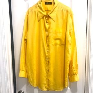 Sag Harbor size L 100% linen shirt